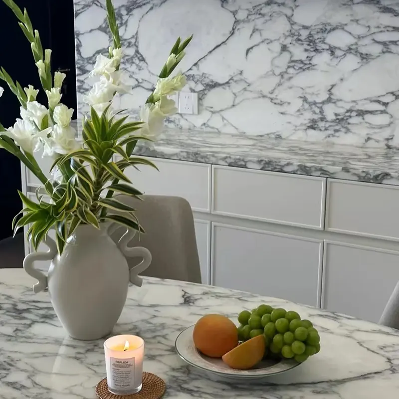 Marmurowa płyta Arabescato Carrara