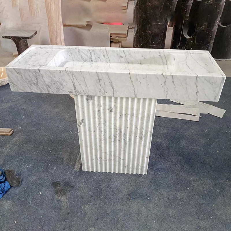 Marmurowe płyty Carrara