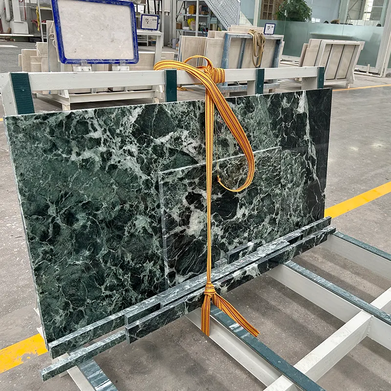 Verde Alpi Marble Accent Wall Piles
